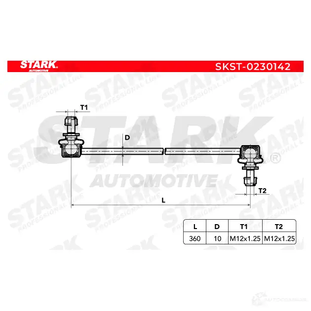 Стойка стабилизатора, тяга STARK OP YR9OF skst0230142 1437821485 изображение 1