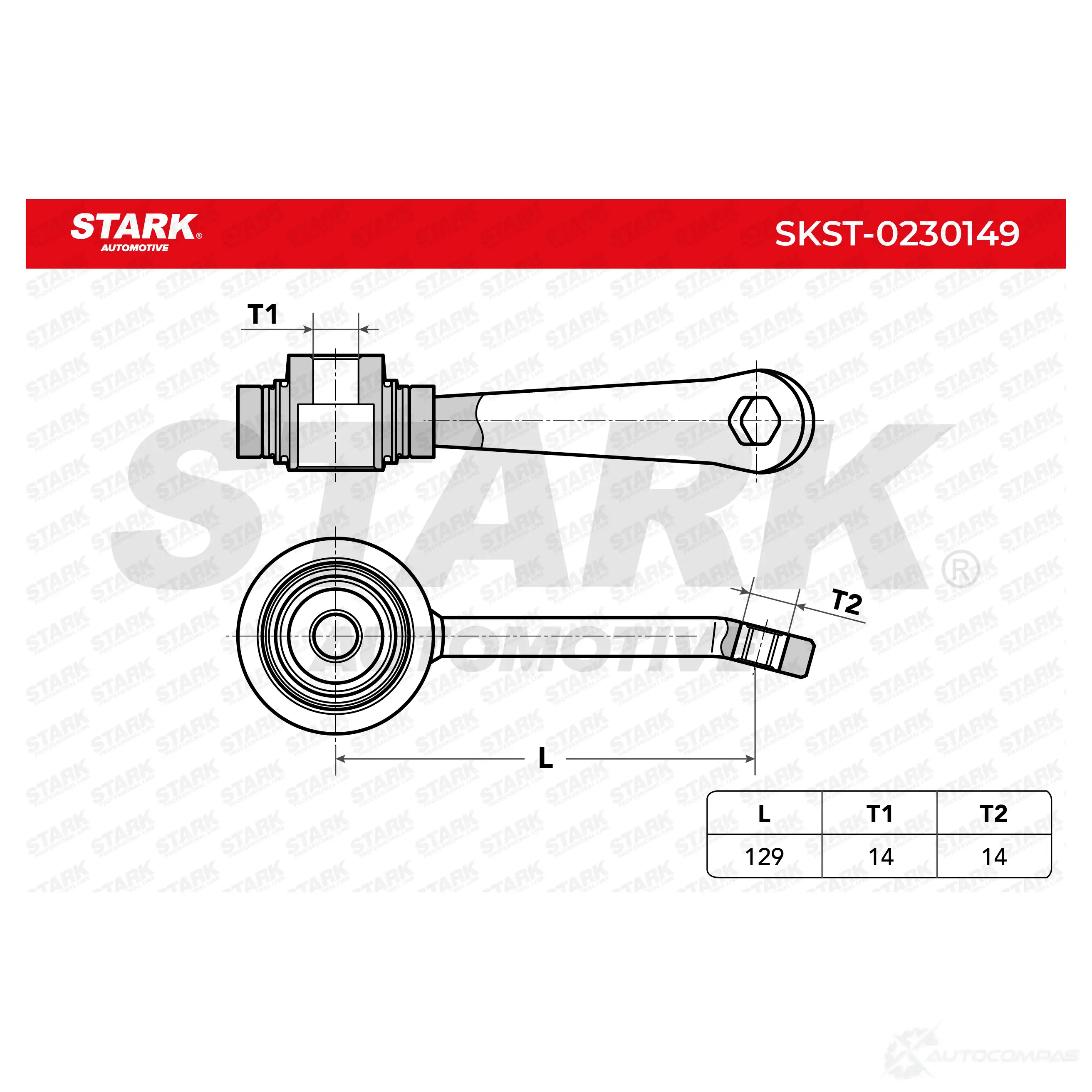 Стойка стабилизатора, тяга STARK MV77F L7 skst0230149 1437824378 изображение 5