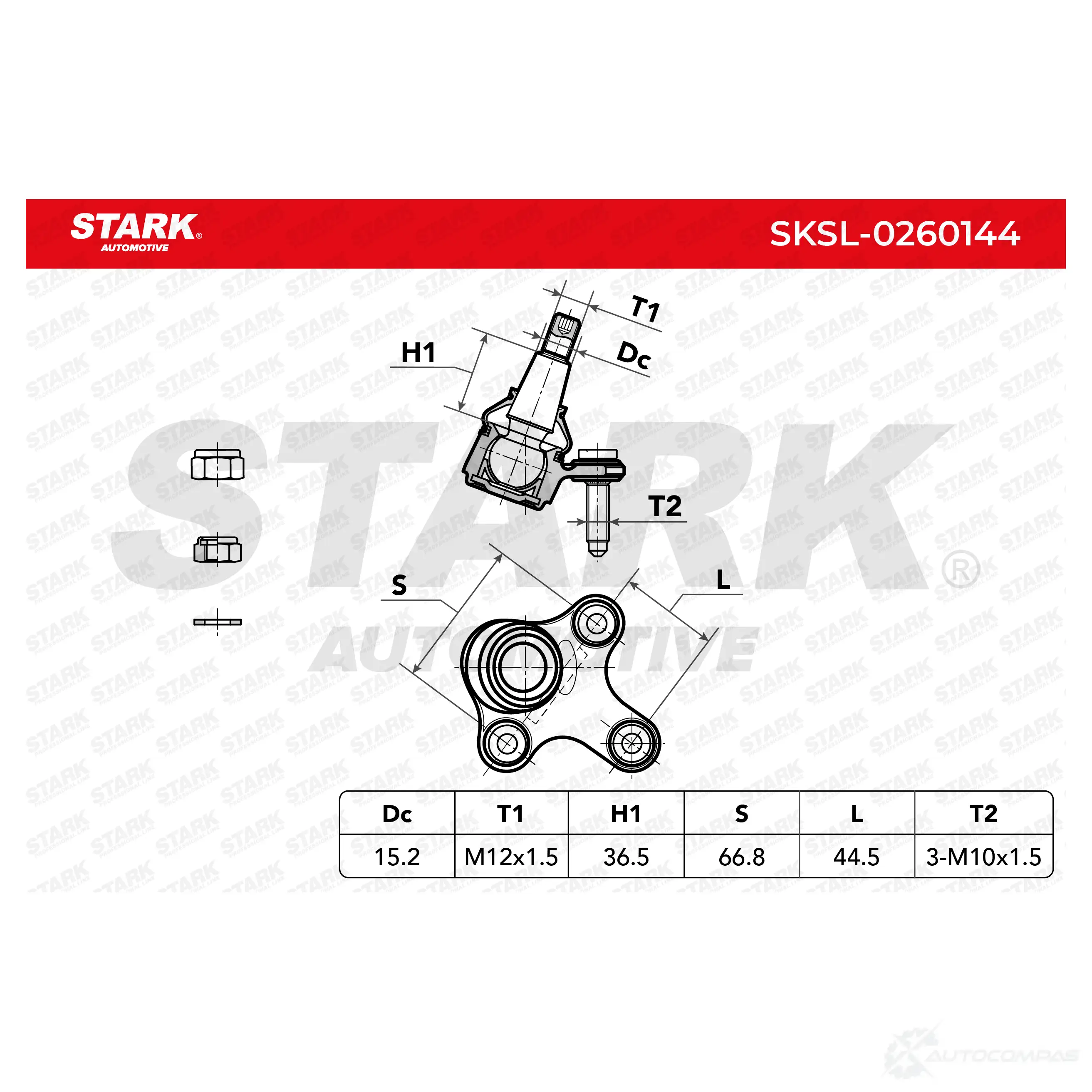 Шаровая опора STARK C KROI6N 1437827277 sksl0260144 изображение 4