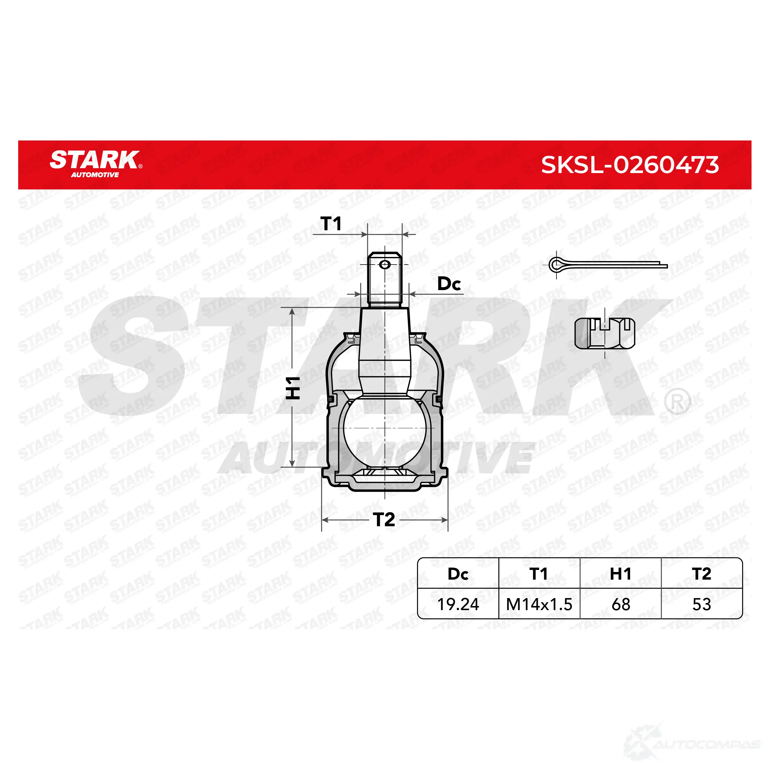 Шаровая опора STARK V15 C6F9 sksl0260473 1437828320 изображение 4