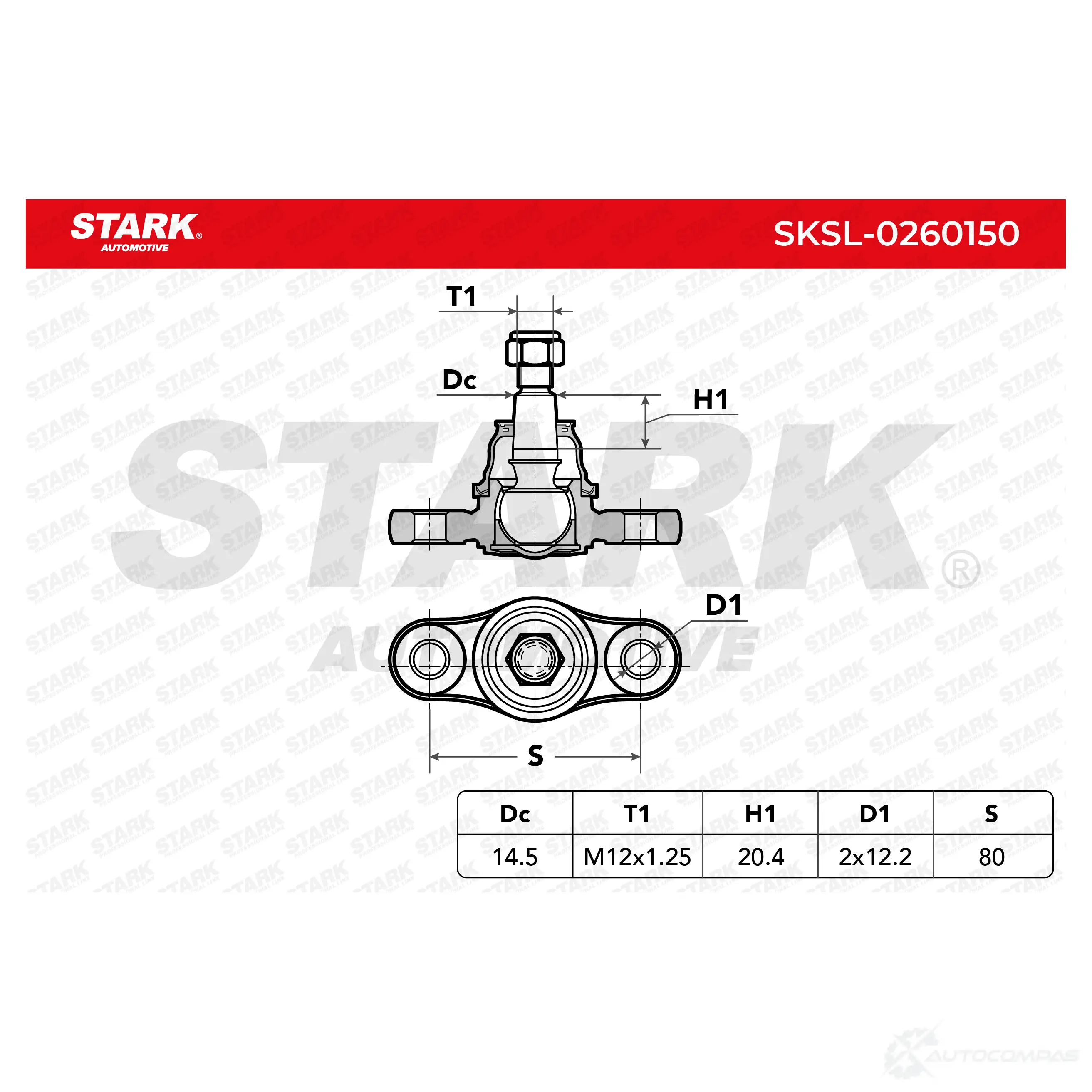 Шаровая опора STARK A UR5OE sksl0260150 1437827002 изображение 5