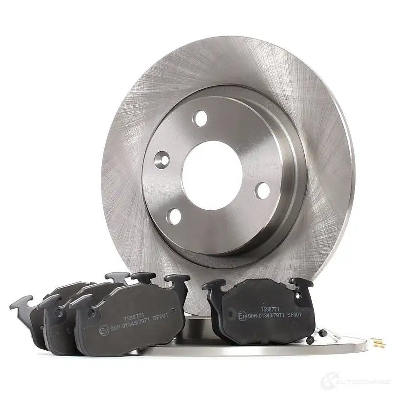 Тормозные диски и колодки, комплект STARK skbk1090193 1437813213 Q7 OU3 - Изображение 1