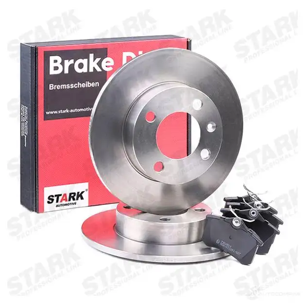 Тормозные диски и колодки, комплект STARK 1 930U7D 1437816293 skbk1090335 изображение 1