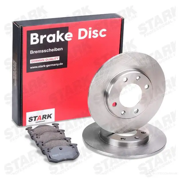 Тормозные диски и колодки, комплект STARK 1437813187 skbk1090300 2EDE R изображение 1