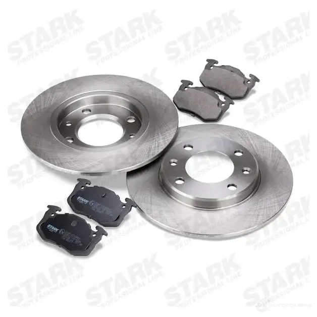 Тормозные диски и колодки, комплект STARK 1437813187 skbk1090300 2EDE R изображение 3