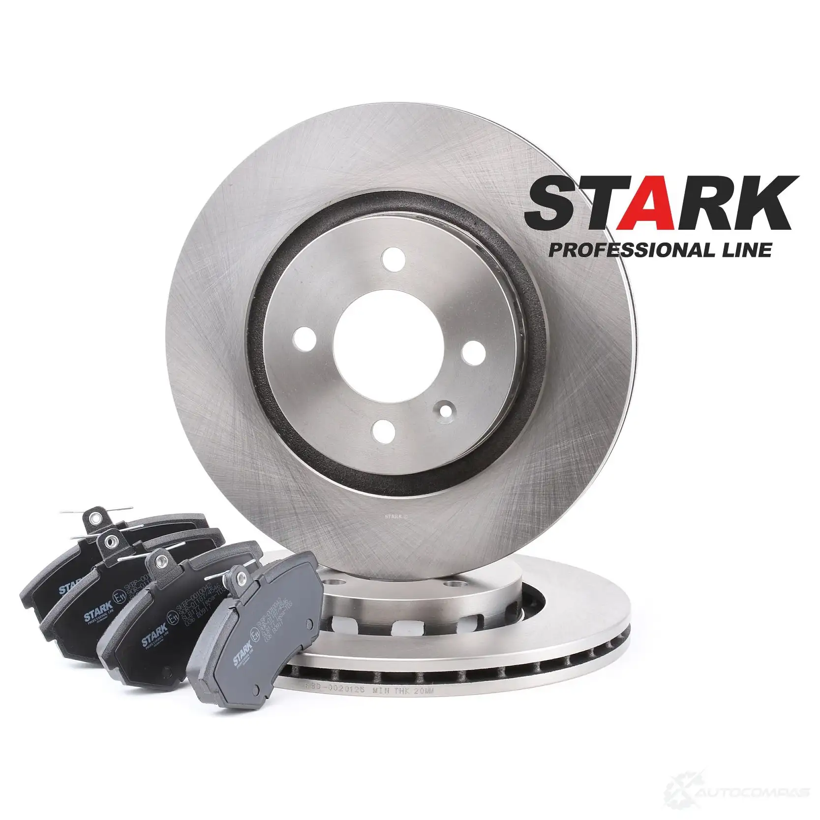 Тормозные диски и колодки, комплект STARK 8FFXCU I 1438358670 skbk1090276 - Изображение 1