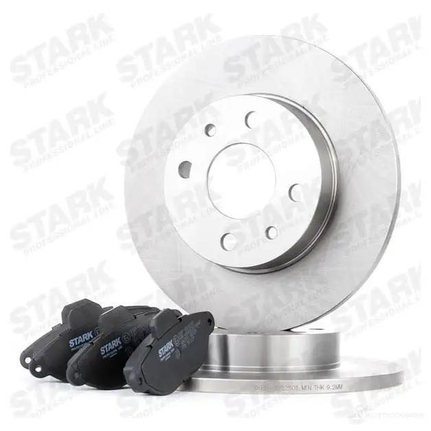 Тормозные диски и колодки, комплект STARK 1437813792 skbk1090318 NQ JVM изображение 1