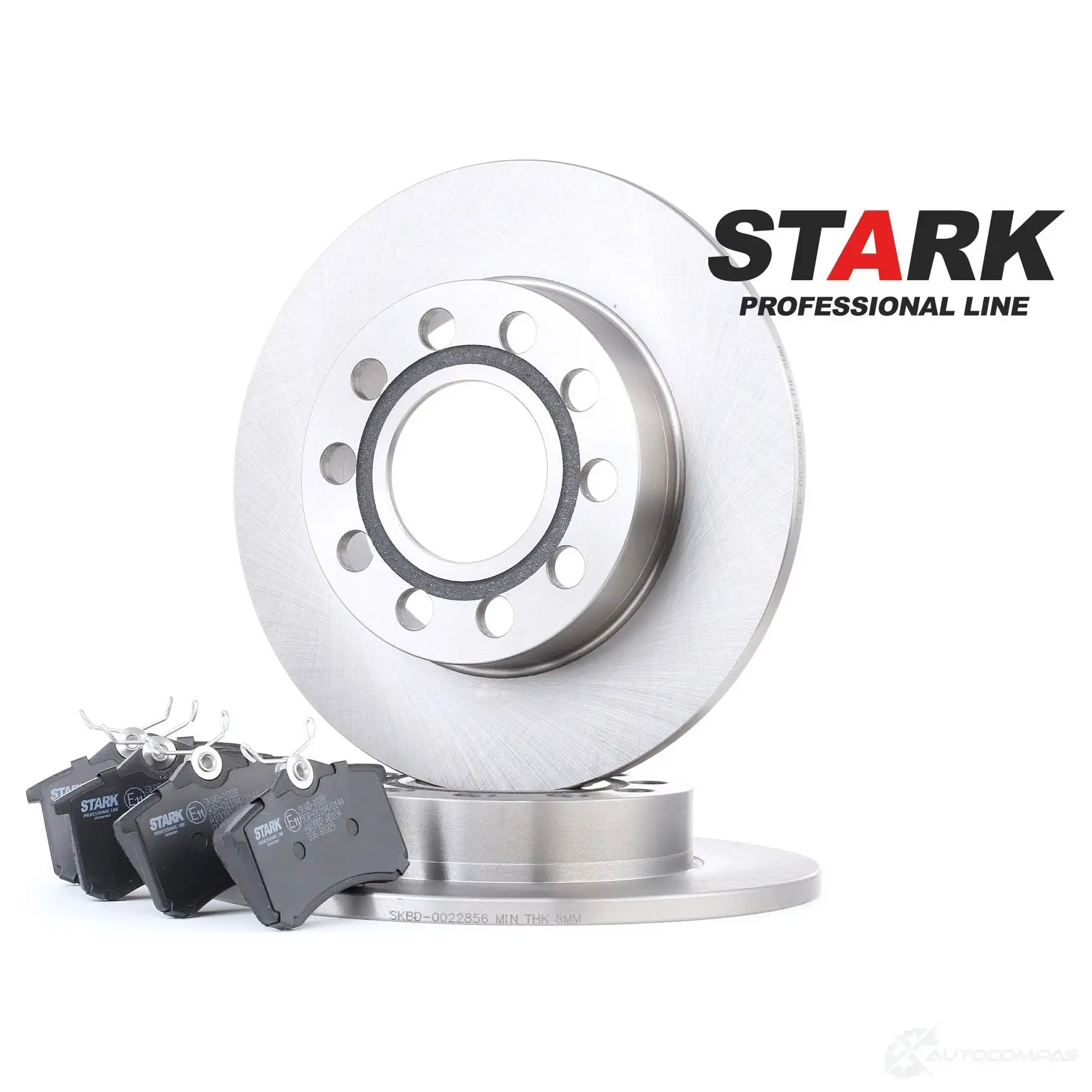 Тормозные диски и колодки, комплект STARK PF G0RL 1437813194 skbk1090243 изображение 0