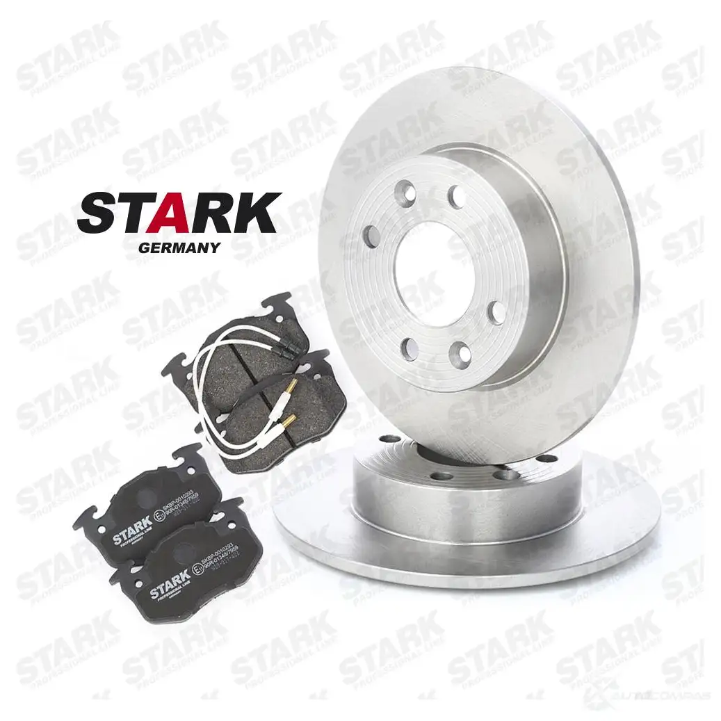 Тормозные диски и колодки, комплект STARK skbk1090127 0MY4U I 1437813196 изображение 0