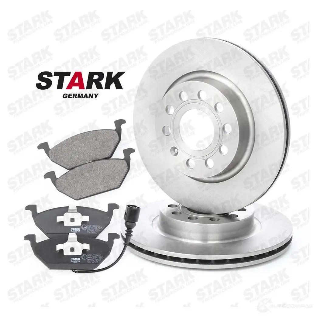 Тормозные диски и колодки, комплект STARK skbk1090007 16N HU 1437817733 изображение 0