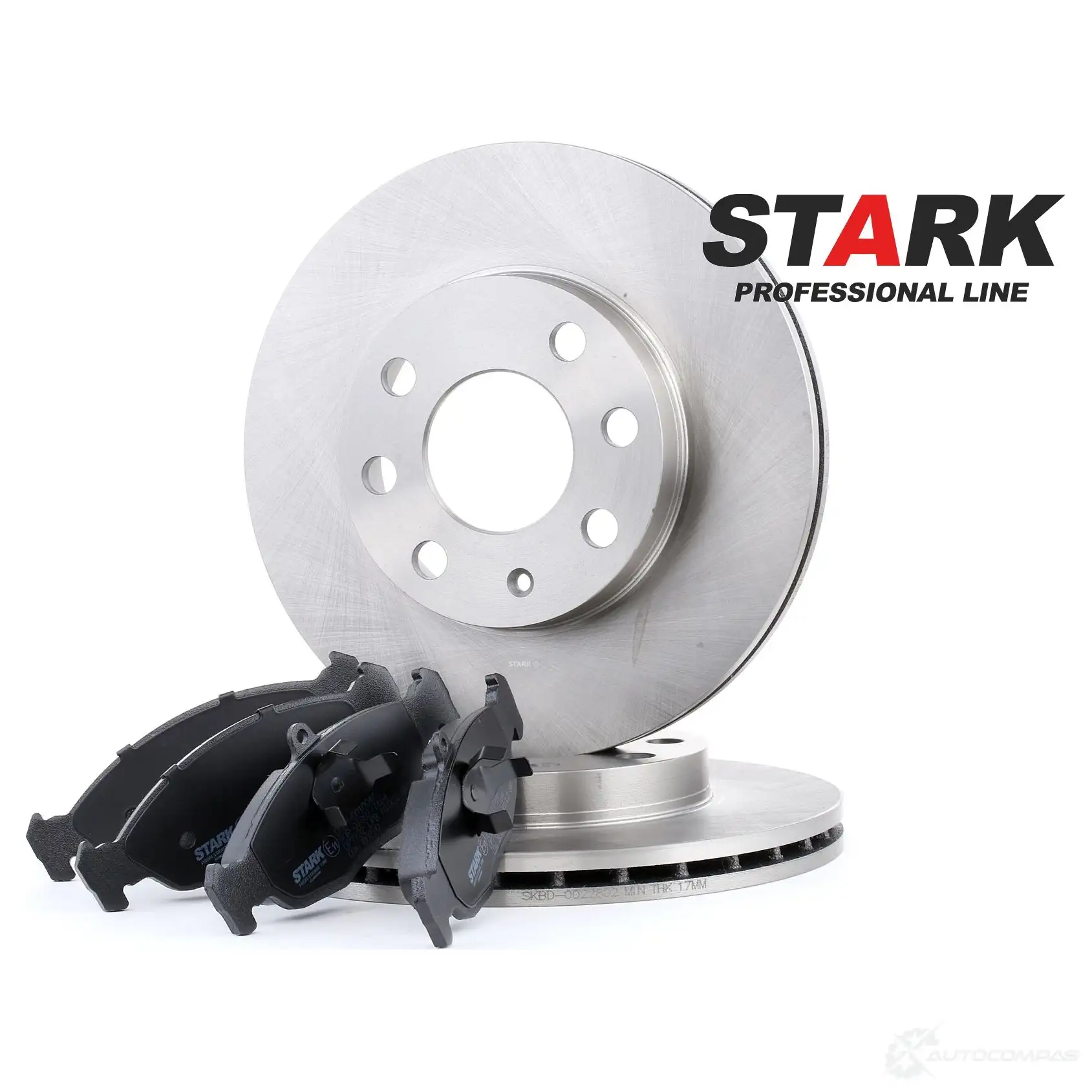 Тормозные диски и колодки, комплект STARK 1437818200 skbk1090171 8M6 UQYF изображение 0