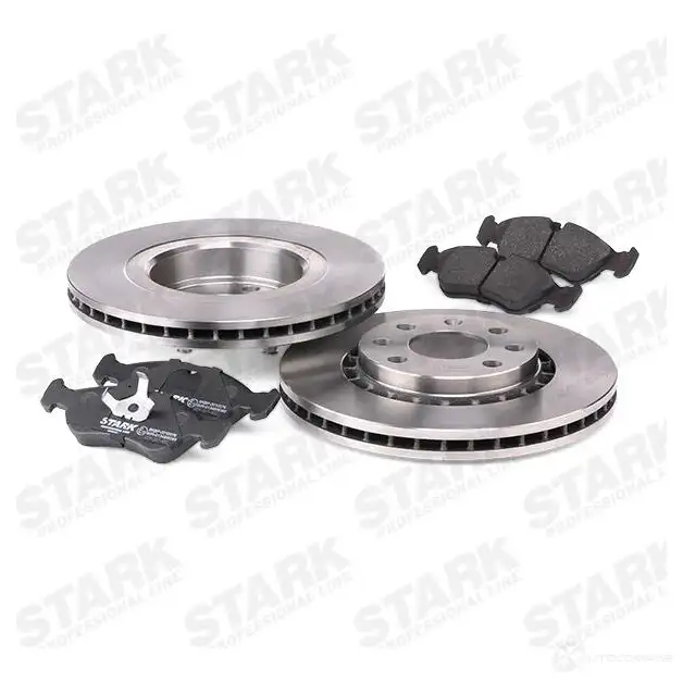 Тормозные диски и колодки, комплект STARK 1437813751 JR5REV 7 skbk1090153 изображение 3