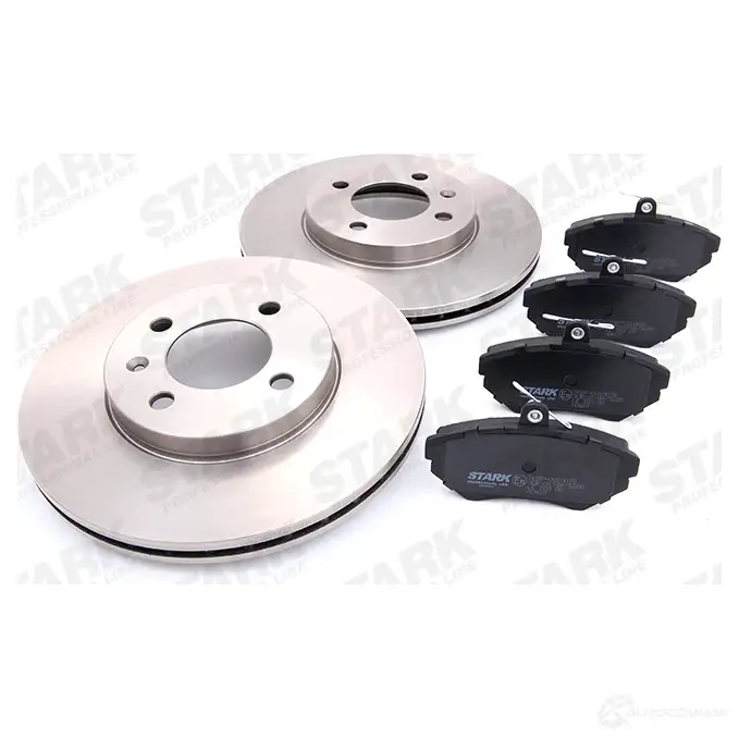 Тормозные диски и колодки, комплект STARK skbk1090096 1437813535 DB JB7 изображение 1