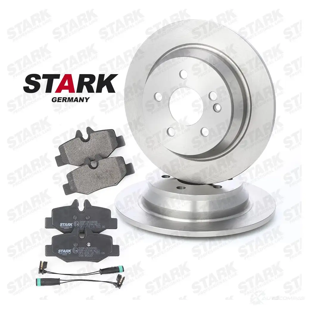 Тормозные диски и колодки, комплект STARK HZ7IS L skbk1090032 1437817725 изображение 0