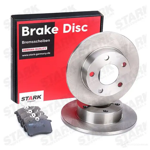 Тормозные диски и колодки, комплект STARK 3S A5E skbk1090051 1437813207 изображение 1