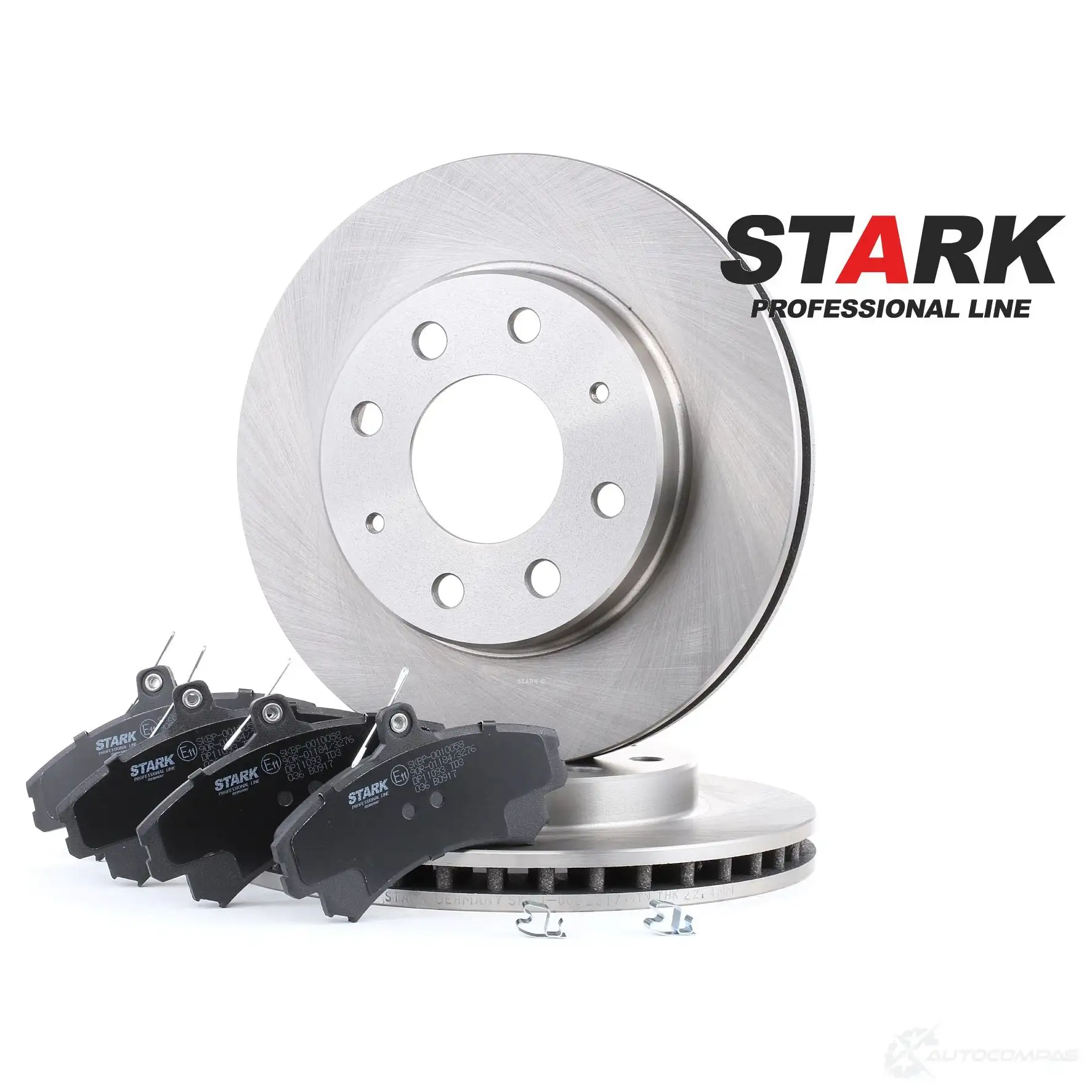 Тормозные диски и колодки, комплект STARK 3VE I2F 1437813540 skbk1090084 изображение 0
