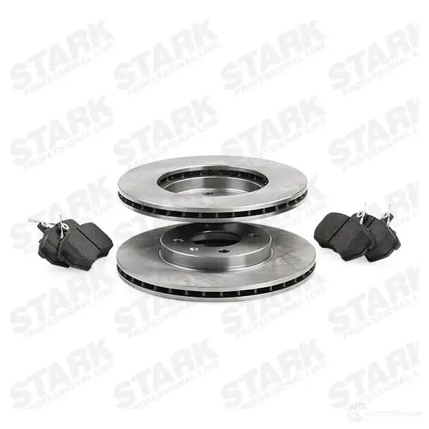 Тормозные диски и колодки, комплект STARK 1437816650 9Z AJ7 skbk1090305 изображение 2
