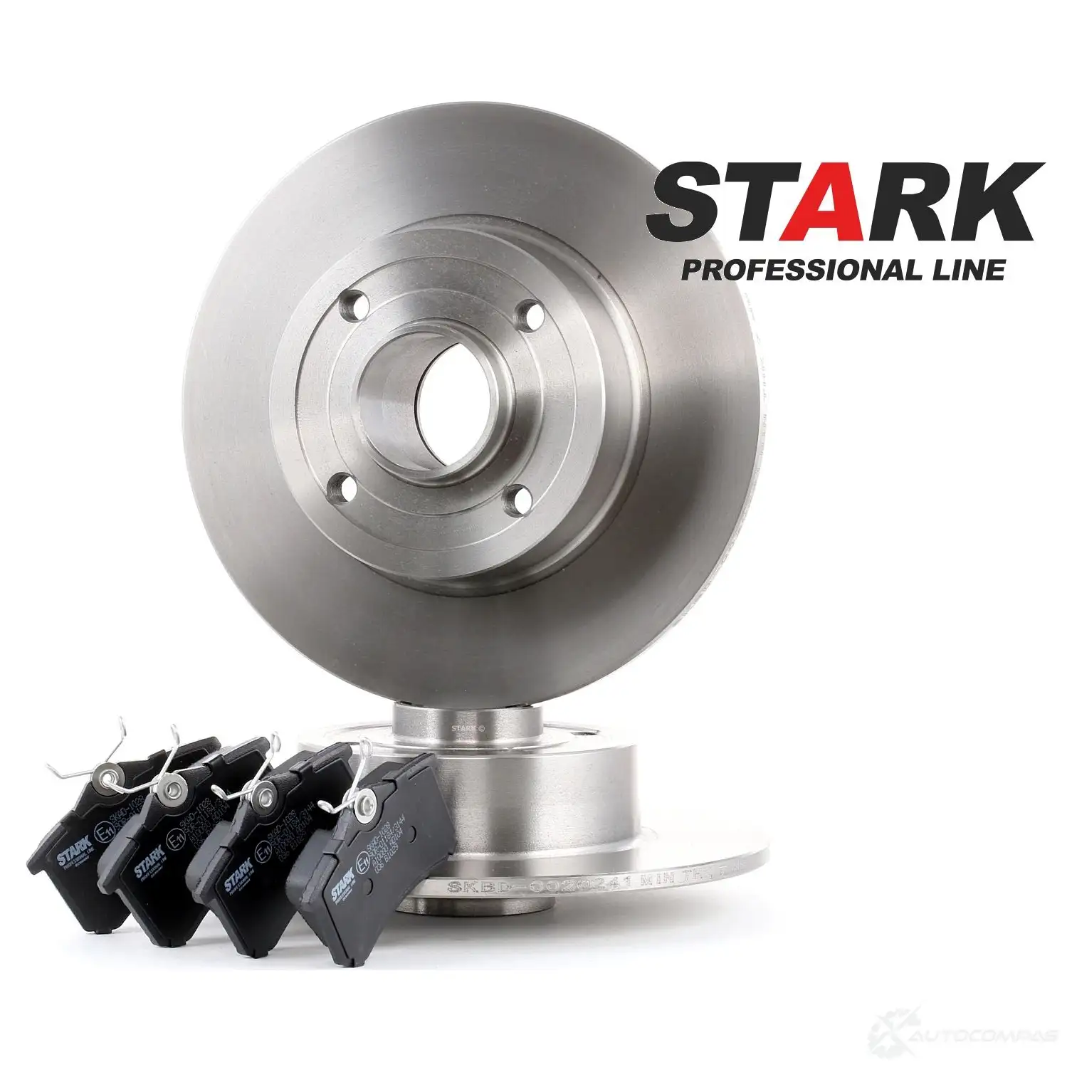 Тормозные диски и колодки, комплект STARK RYVD W skbk1090327 1437814343 изображение 0