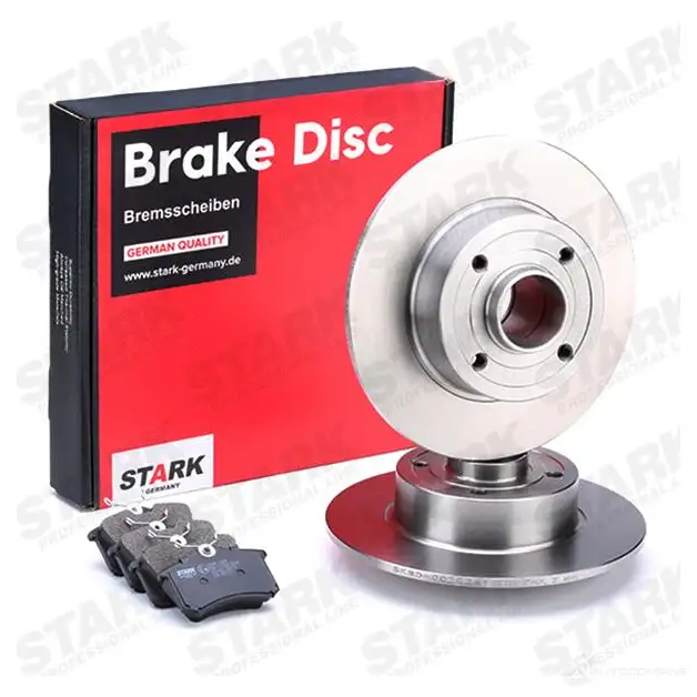 Тормозные диски и колодки, комплект STARK RYVD W skbk1090327 1437814343 изображение 1
