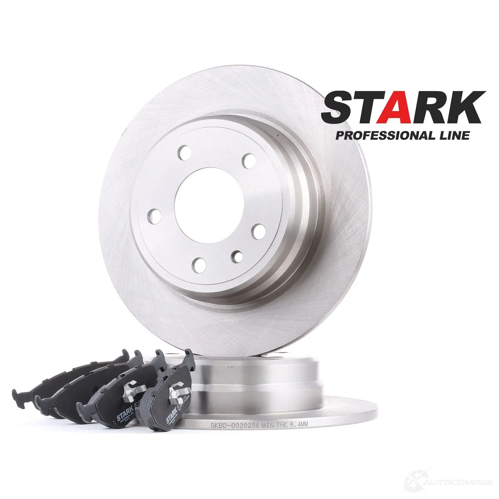 Тормозные диски и колодки, комплект STARK skbk1090221 1437816749 P GCM1WN изображение 0