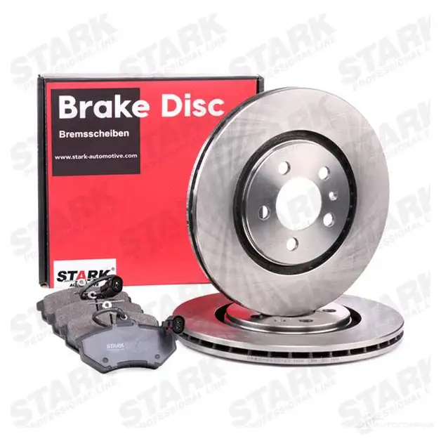 Тормозные диски и колодки, комплект STARK 1437813760 skbk1090179 NR O4BM3 изображение 1