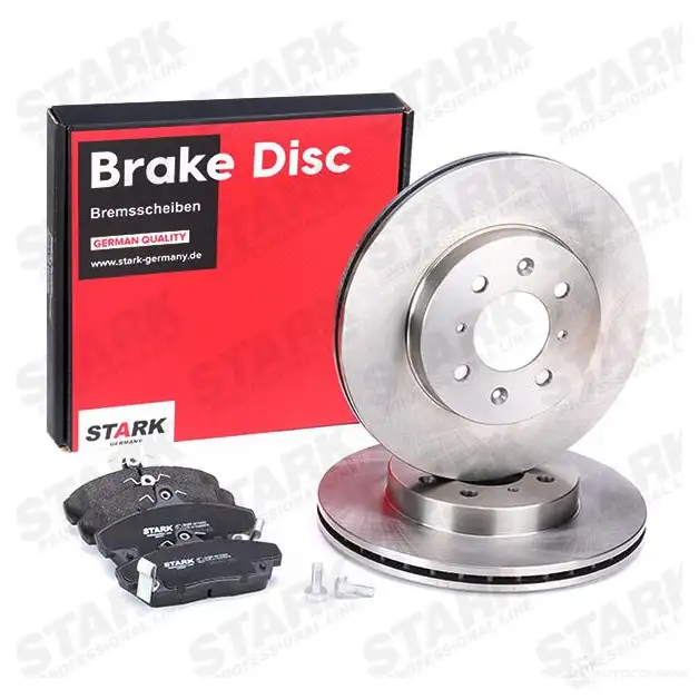 Тормозные диски и колодки, комплект STARK BB21 G05 1437816643 skbk1090146 изображение 1