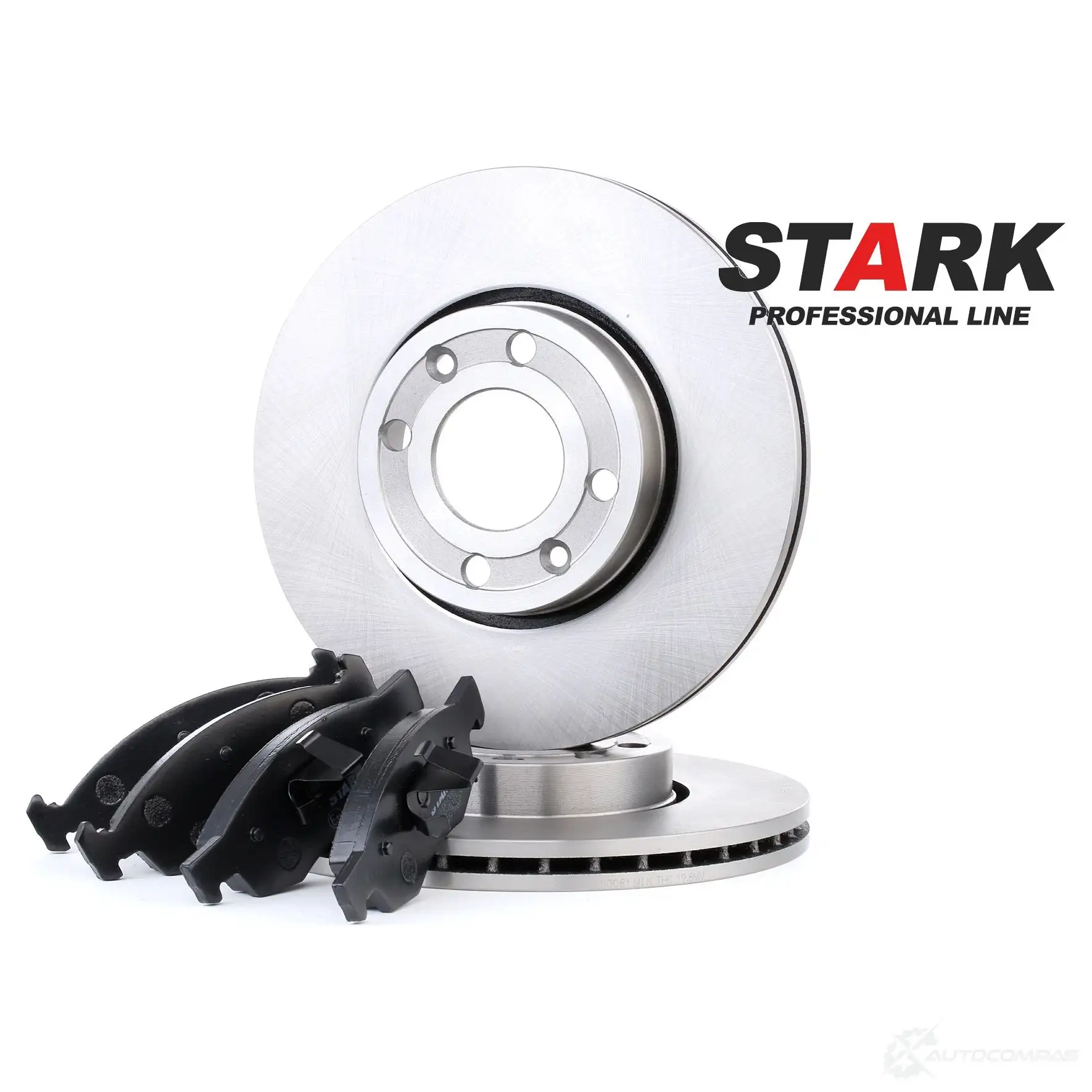 Тормозные диски и колодки, комплект STARK skbk1090198 1437814639 37 GVFA - Изображение 1