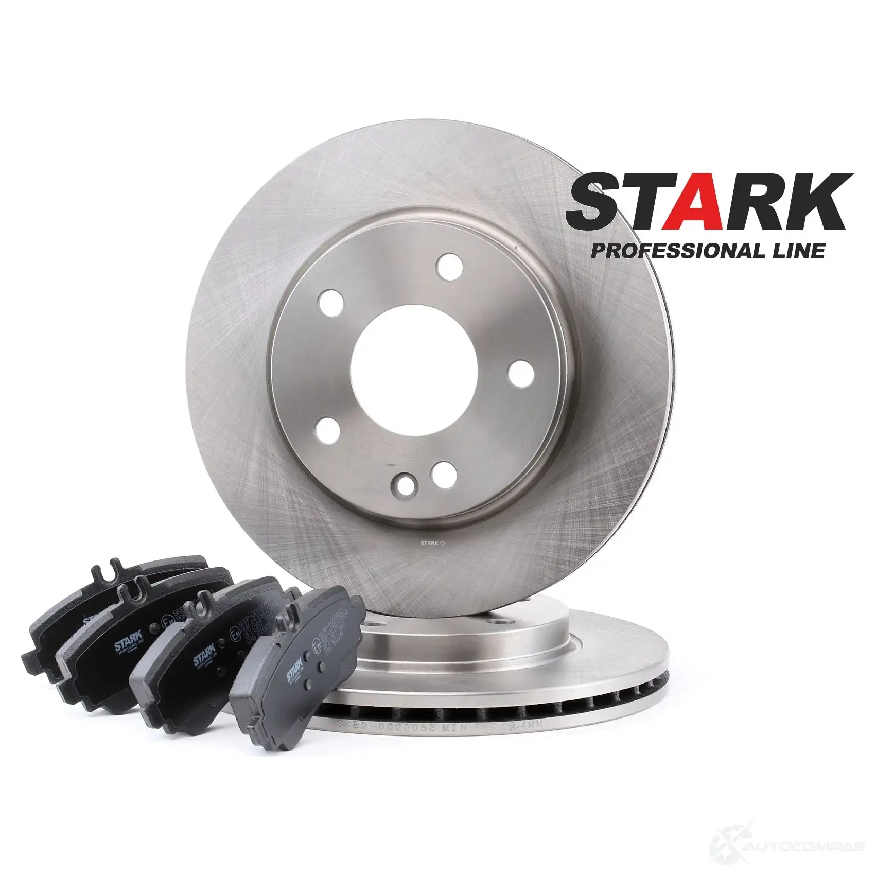 Тормозные диски и колодки, комплект STARK skbk1090268 1437813545 NSR 8J - Изображение 1