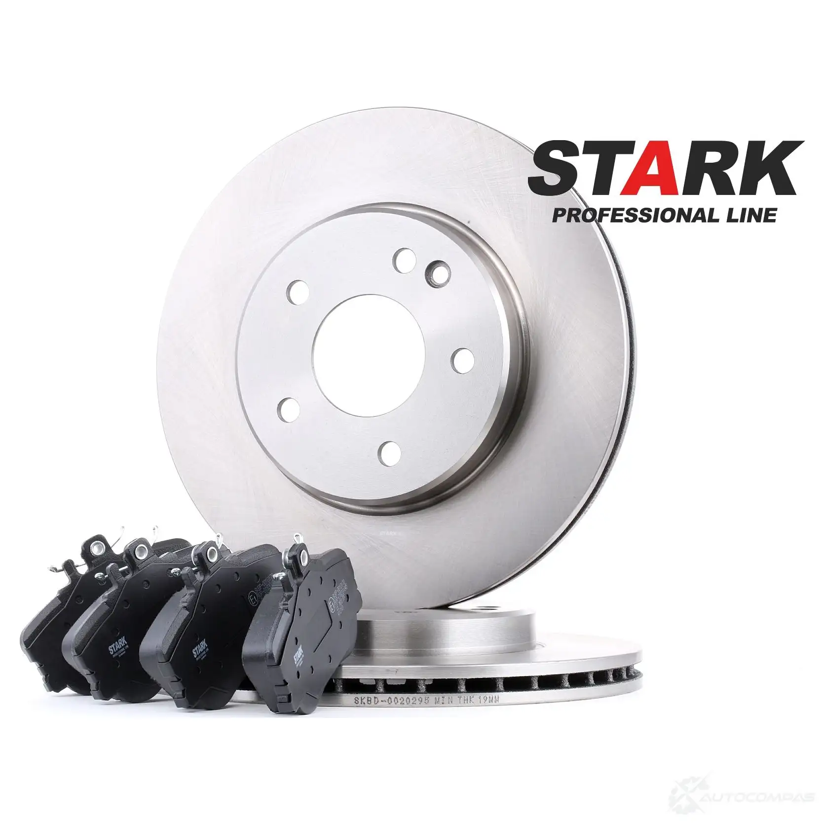 Тормозные диски и колодки, комплект STARK 1437814336 O VC66W skbk1090219 изображение 0