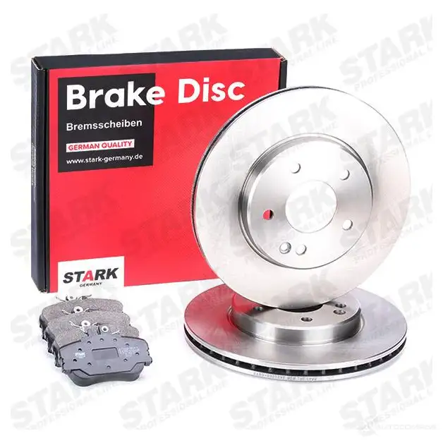 Тормозные диски и колодки, комплект STARK 1437814336 O VC66W skbk1090219 изображение 1