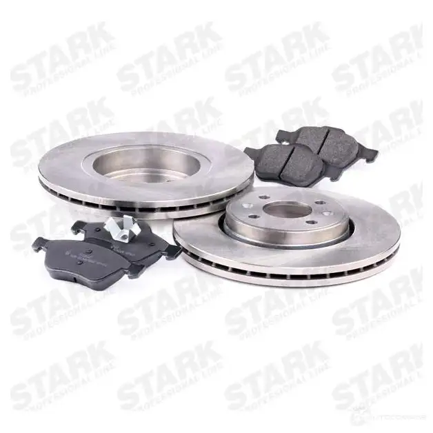 Тормозные диски и колодки, комплект STARK skbk1090270 1437817391 E8 IT5J изображение 2