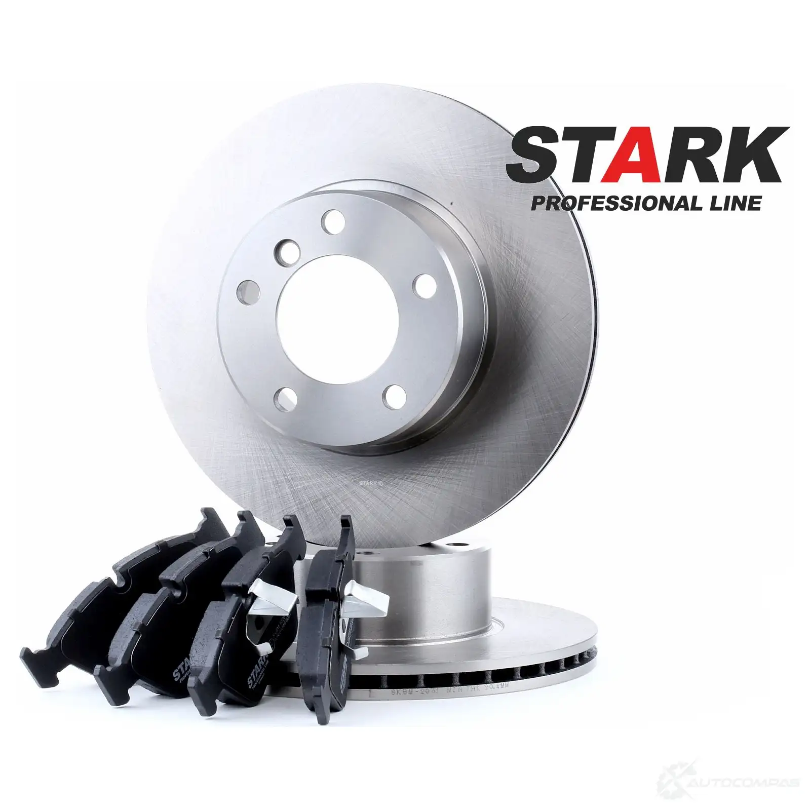 Тормозные диски и колодки, комплект STARK N SG4WDH skbk1090218 1437814300 - Изображение 1