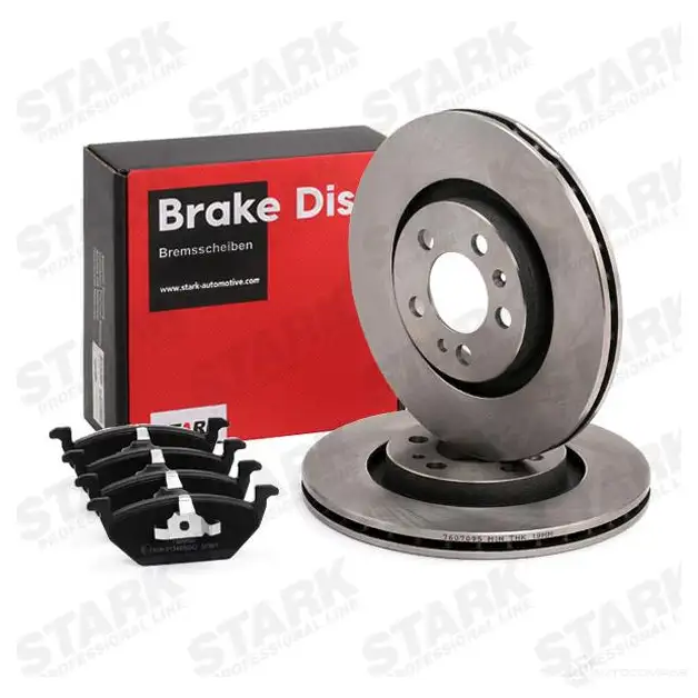 Тормозные диски и колодки, комплект STARK 1437814334 EESF5 3 skbk1090328 изображение 1