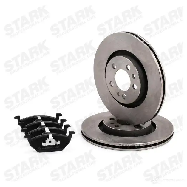 Тормозные диски и колодки, комплект STARK 1437814334 EESF5 3 skbk1090328 изображение 2