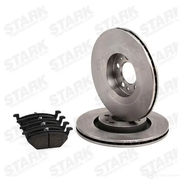 Тормозные диски и колодки, комплект STARK 1437814334 EESF5 3 skbk1090328 изображение 3