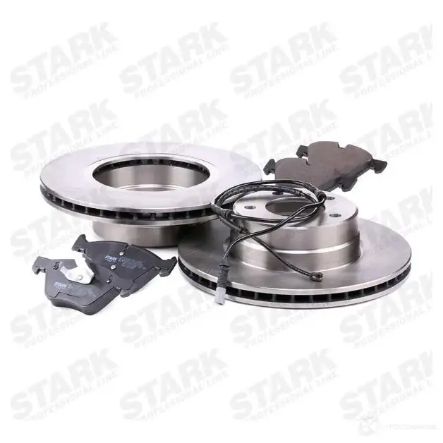 Тормозные диски и колодки, комплект STARK RBO DQH 1437815554 skbk1090280 изображение 2