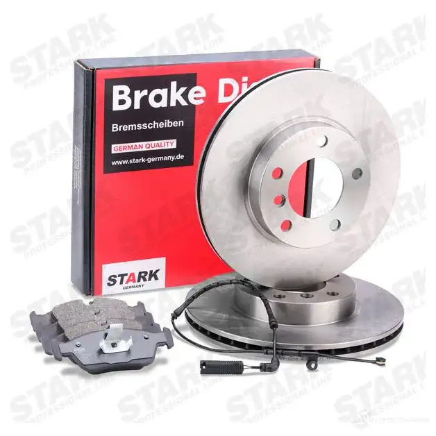 Тормозные диски и колодки, комплект STARK skbk1090306 3 PEO918 1437814999 изображение 1