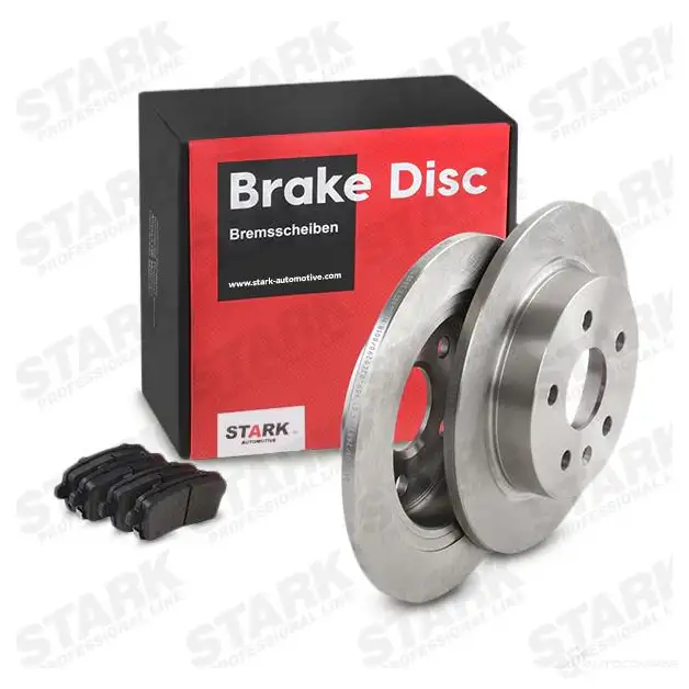 Тормозные диски и колодки, комплект STARK 1437818145 skbk10990471 YQPY V изображение 1