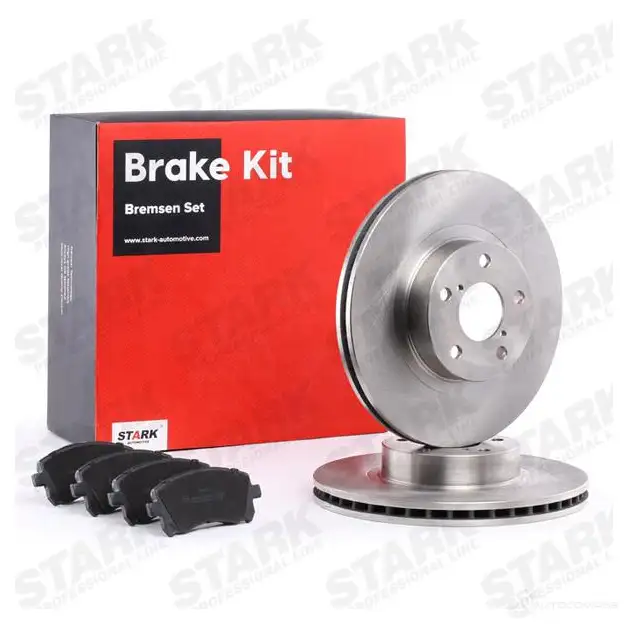 Тормозные диски и колодки, комплект STARK 1437817873 skbk1090377 AQ9L ECM изображение 1