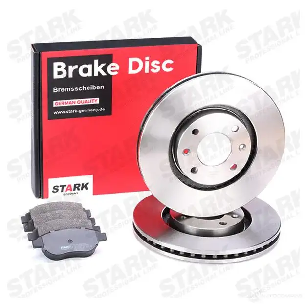 Тормозные диски и колодки, комплект STARK 1437813924 3HUIHQ 4 skbk1090049 изображение 1
