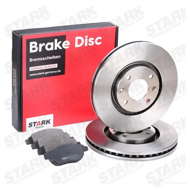 Тормозные диски и колодки, комплект STARK 1437813924 3HUIHQ 4 skbk1090049 изображение 3