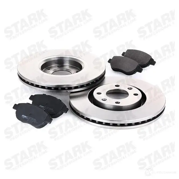 Тормозные диски и колодки, комплект STARK 1437813924 3HUIHQ 4 skbk1090049 изображение 4