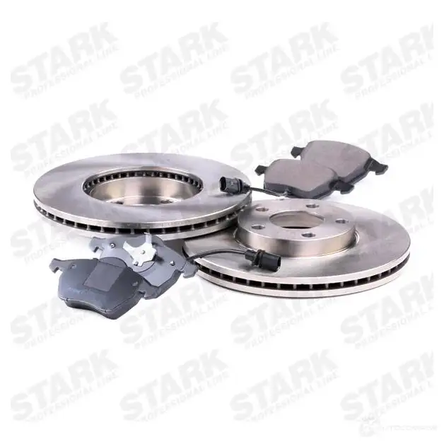 Тормозные диски и колодки, комплект STARK MN26V TY 1437814988 skbk1090040 изображение 2