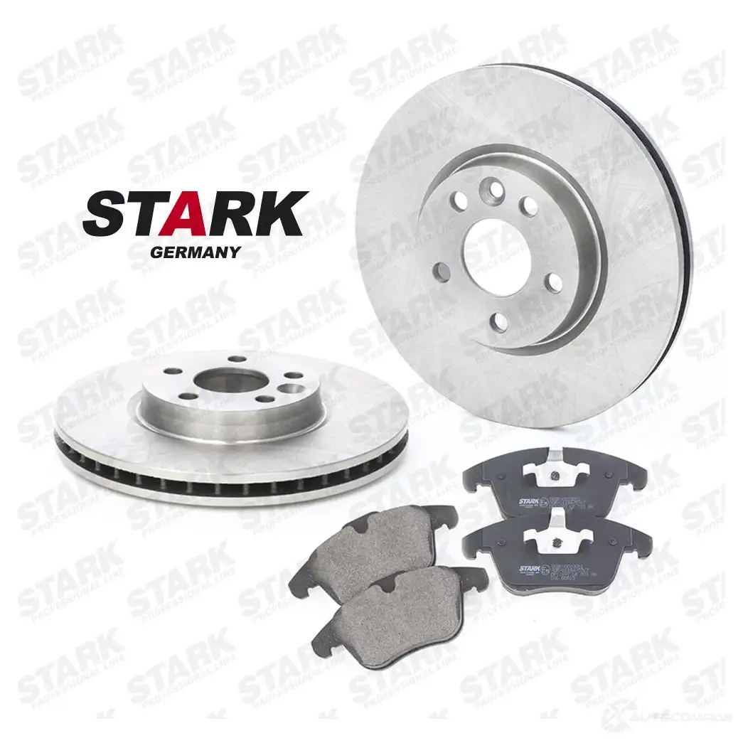 Тормозные диски и колодки, комплект STARK skbk1090139 1437815464 JRQQ UKO изображение 0