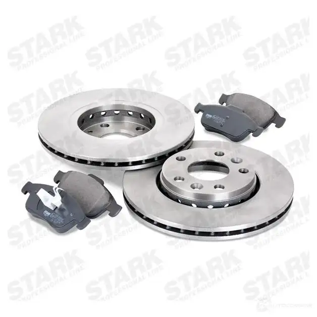 Тормозные диски и колодки, комплект STARK skbk1090227 1437814330 QNR8L M изображение 2