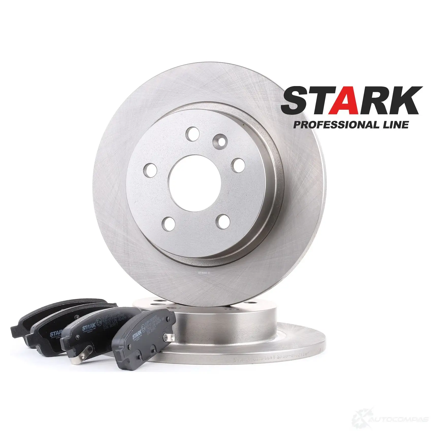 Тормозные диски и колодки, комплект STARK 4 AE3L skbk1090213 1437813933 изображение 0