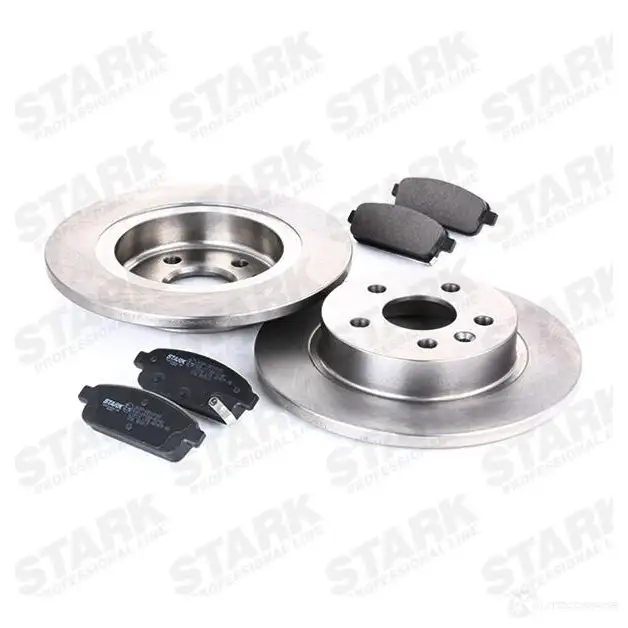 Тормозные диски и колодки, комплект STARK 4 AE3L skbk1090213 1437813933 изображение 2