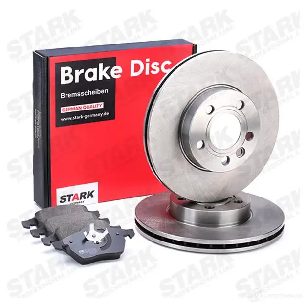 Тормозные диски и колодки, комплект STARK J APPLUQ skbk1090334 1437816582 изображение 1