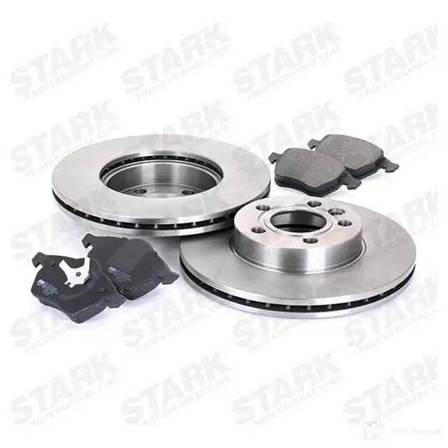 Тормозные диски и колодки, комплект STARK J APPLUQ skbk1090334 1437816582 изображение 2