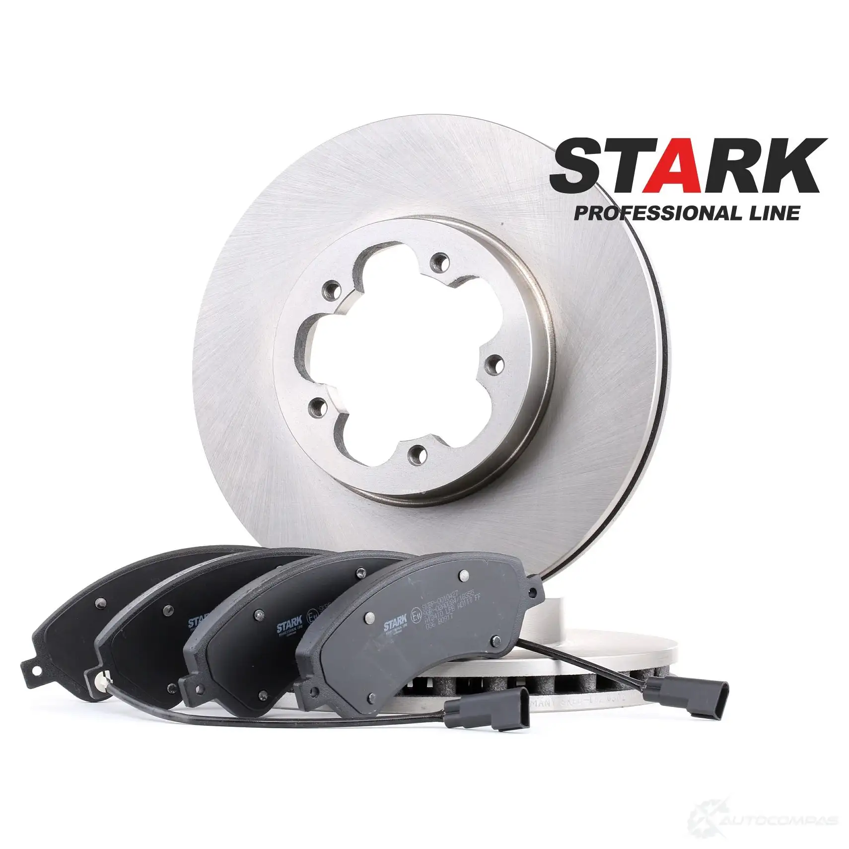Тормозные диски и колодки, комплект STARK skbk1090253 1437816483 A7N NV изображение 0